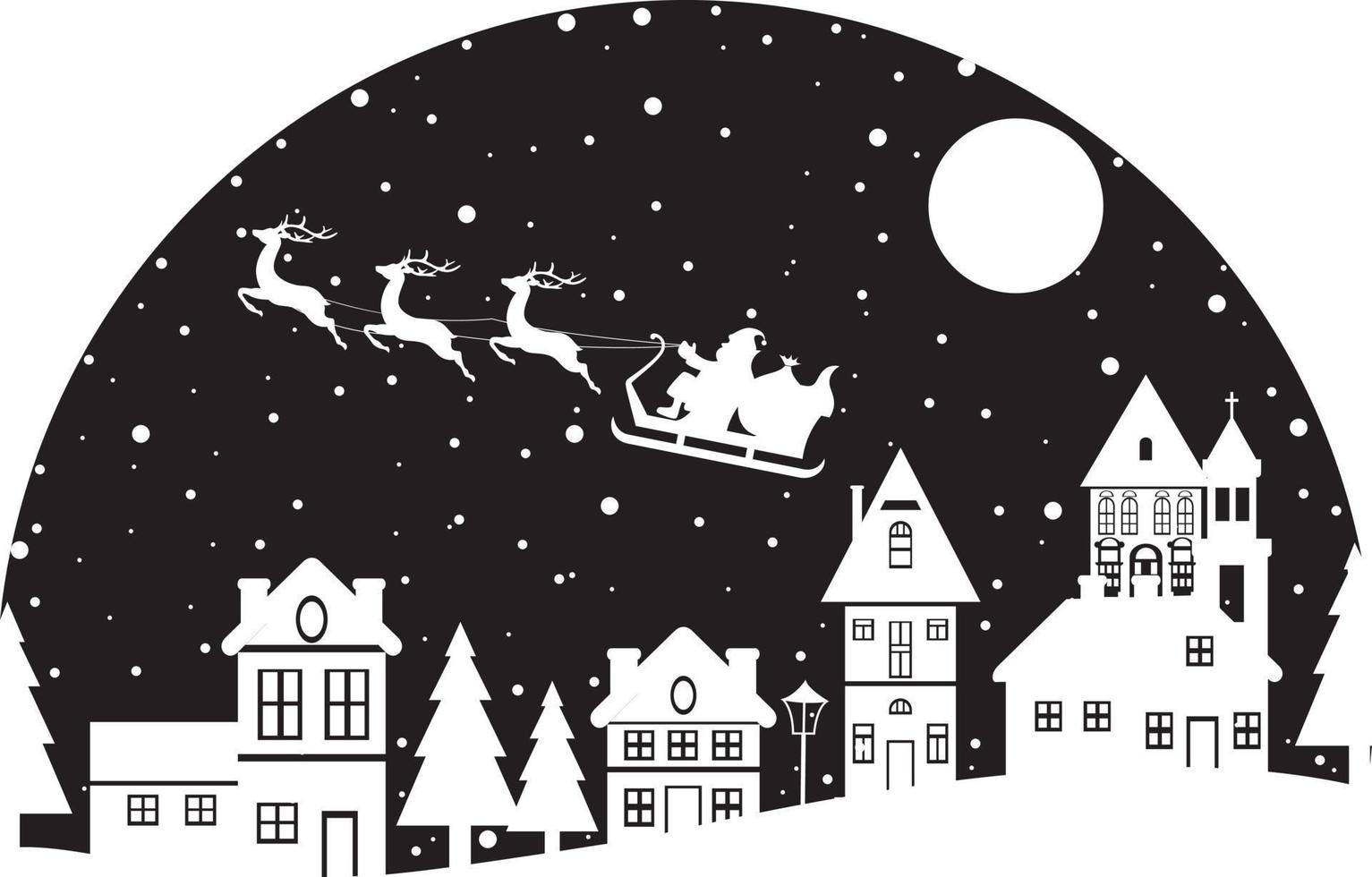 Christmas scene 7.2 Christmas Vector file