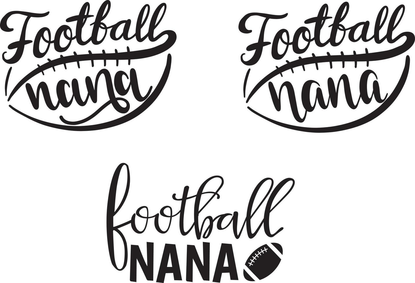 football nana Vector, Family Vector, Football Vector