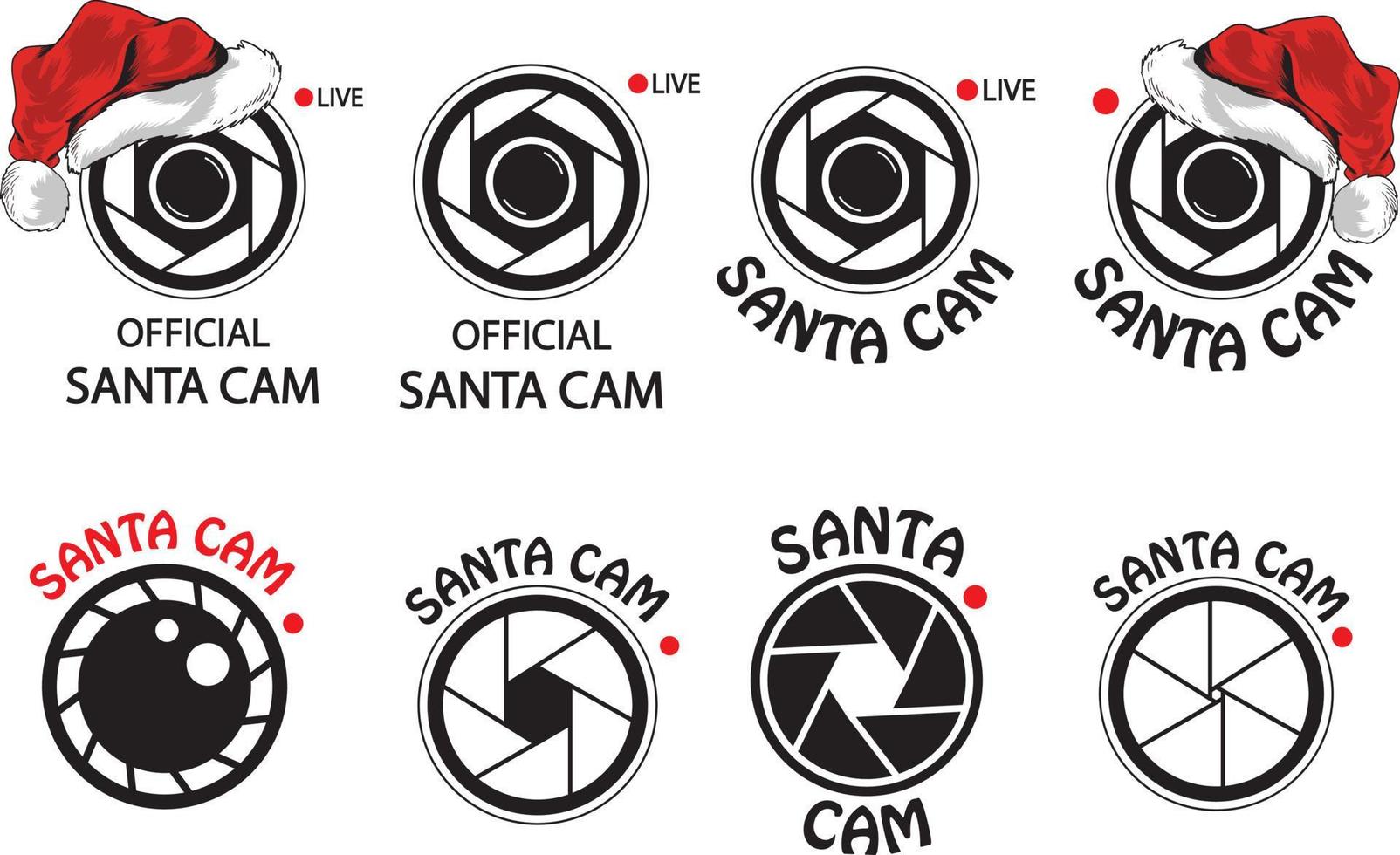 Santa Cam Vector, Christmas Vector, Santa Vector