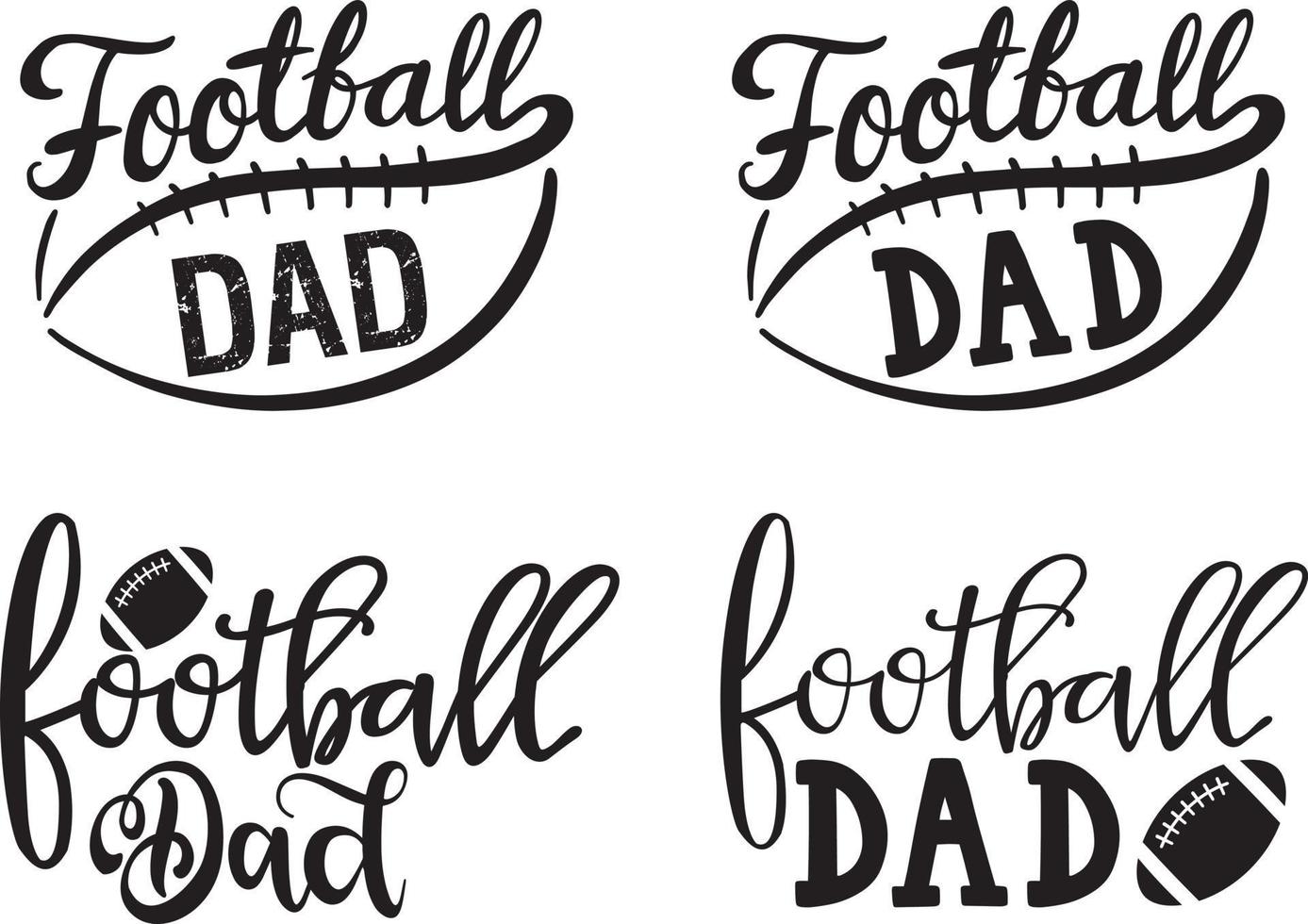 Football dad Vector, Football Vector, Family Football Vector