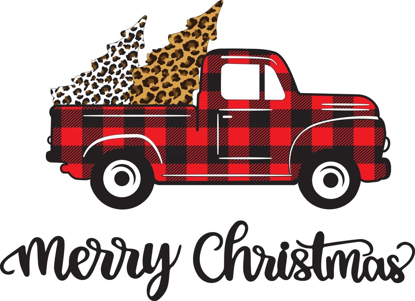 Truck christmas 3 Vector File, Snow Vector, Christmas Vector