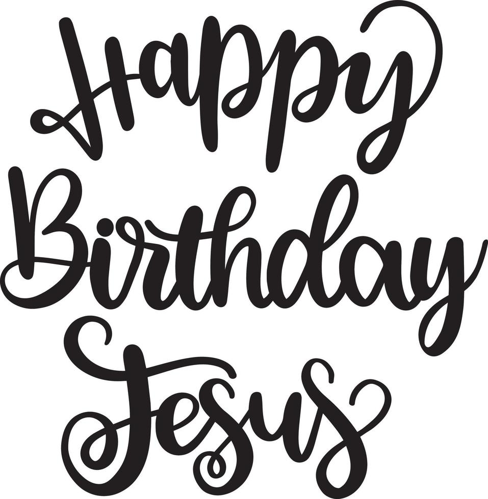 Happy Birthday Jesus 1 Christmas Vector file