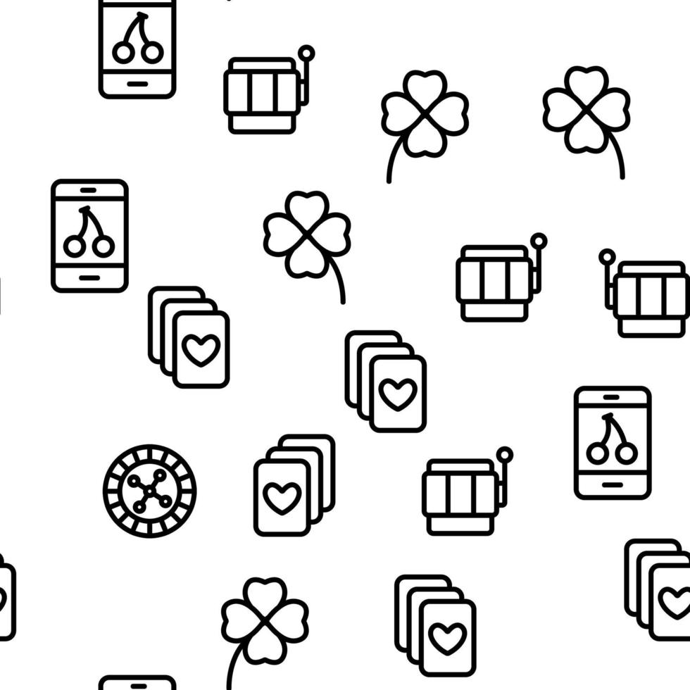 Casino Vector Seamless Pattern