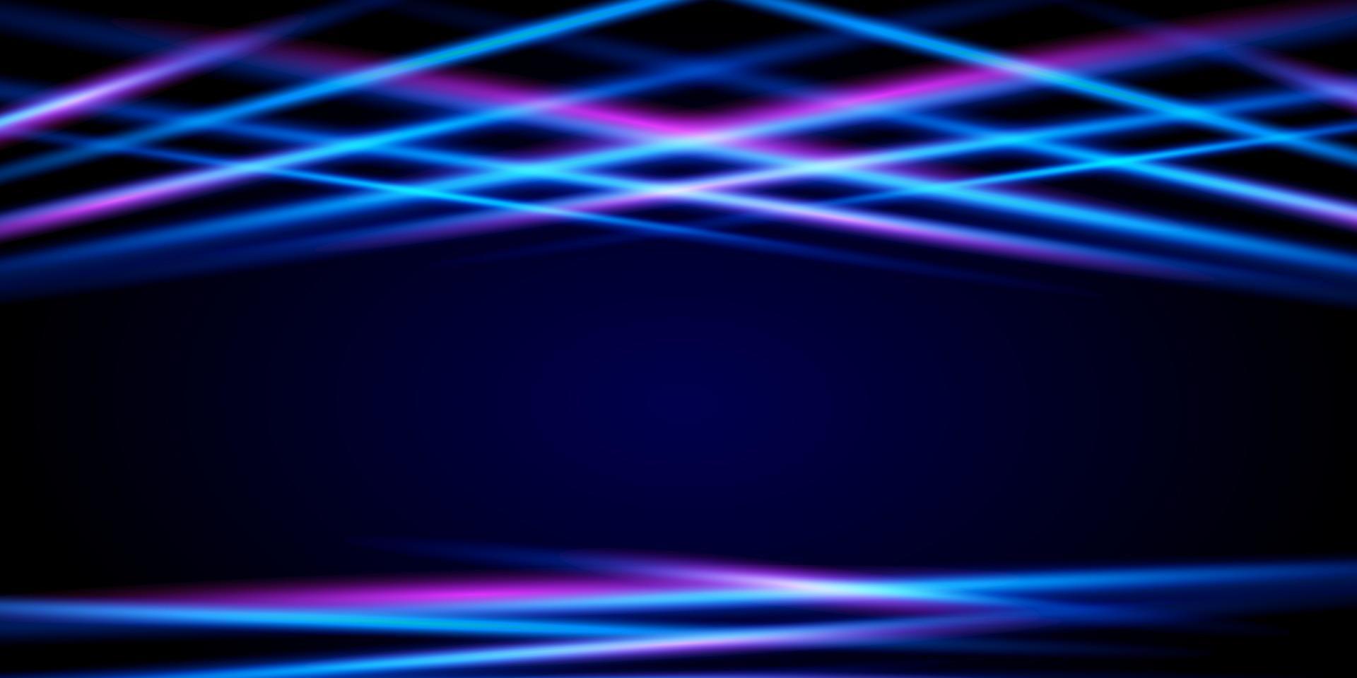 Modern light speed lines vector