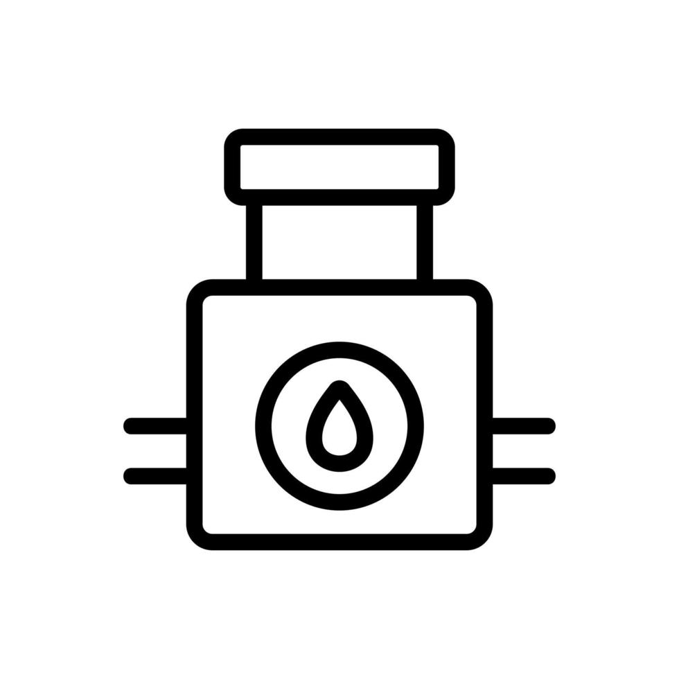 industrial water pump icon vector outline illustration