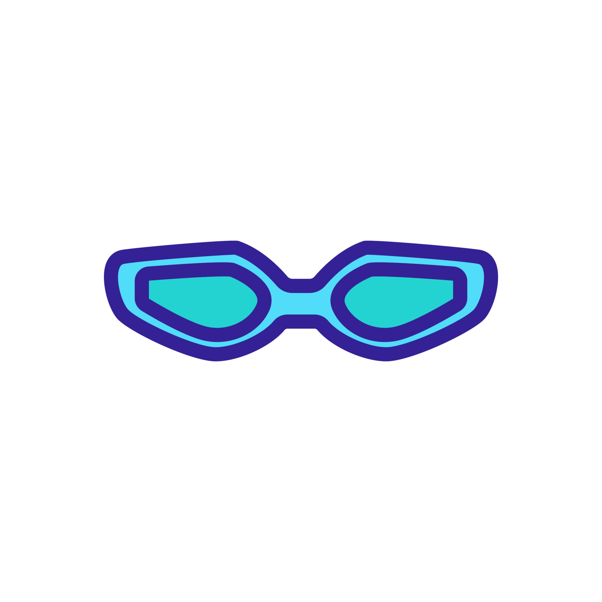 swimming goggles icon vector outline illustration 10353177 Vector Art at Vecteezy