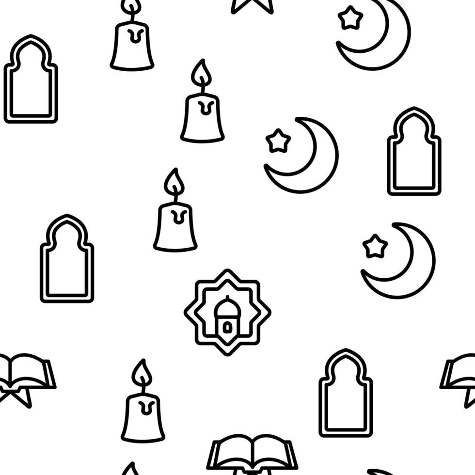Ramadan Islam Vector Seamless Pattern