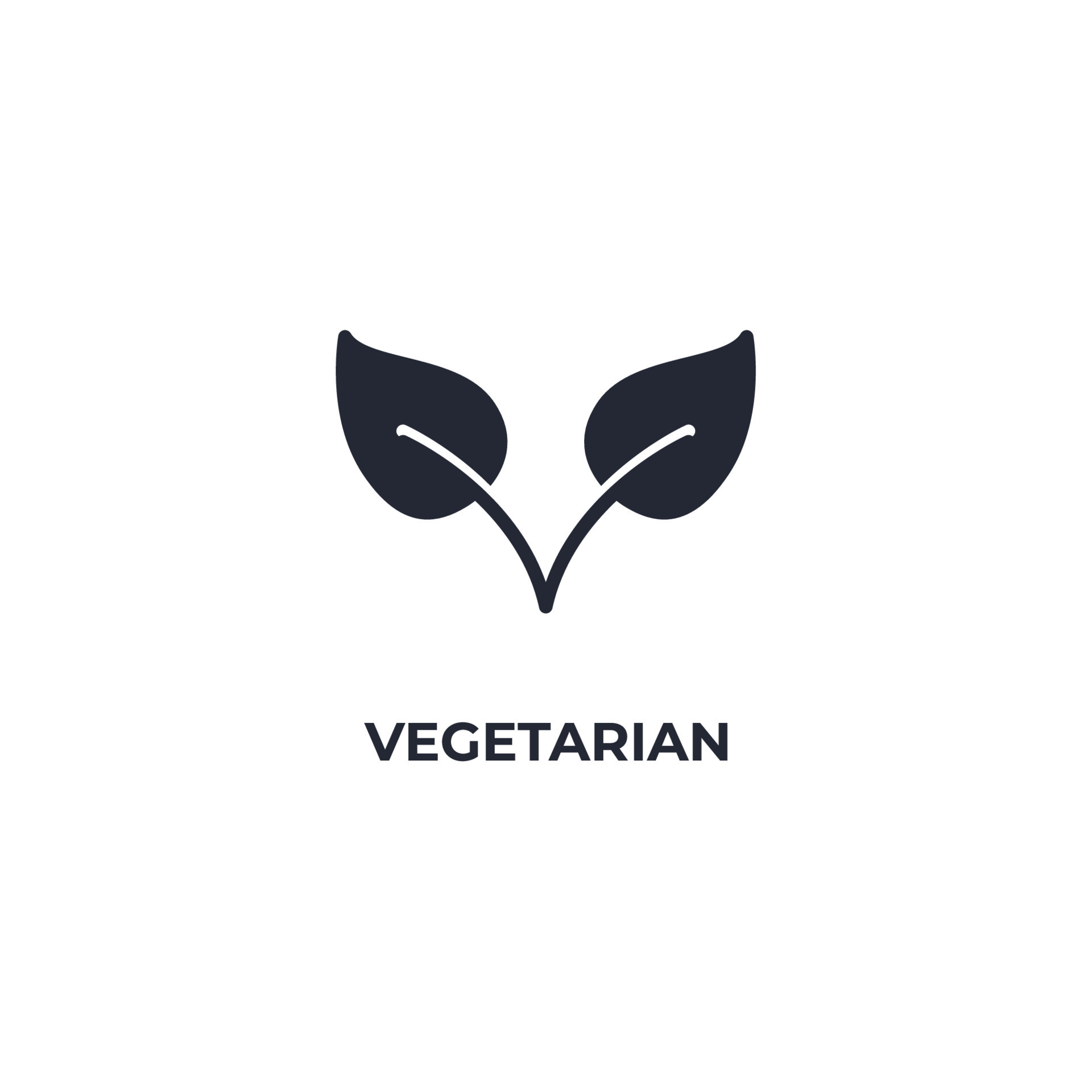 el-signo-vectorial-del-s-mbolo-vegetariano-est-aislado-en-un-fondo