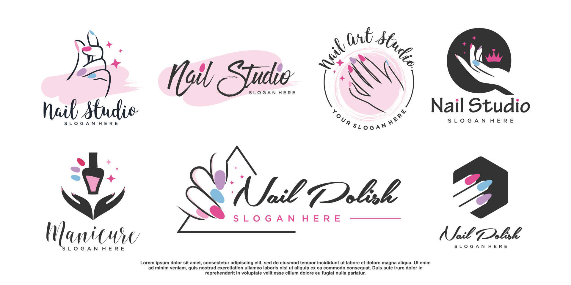 4. Nail Salon Logo Design Ideas - wide 1