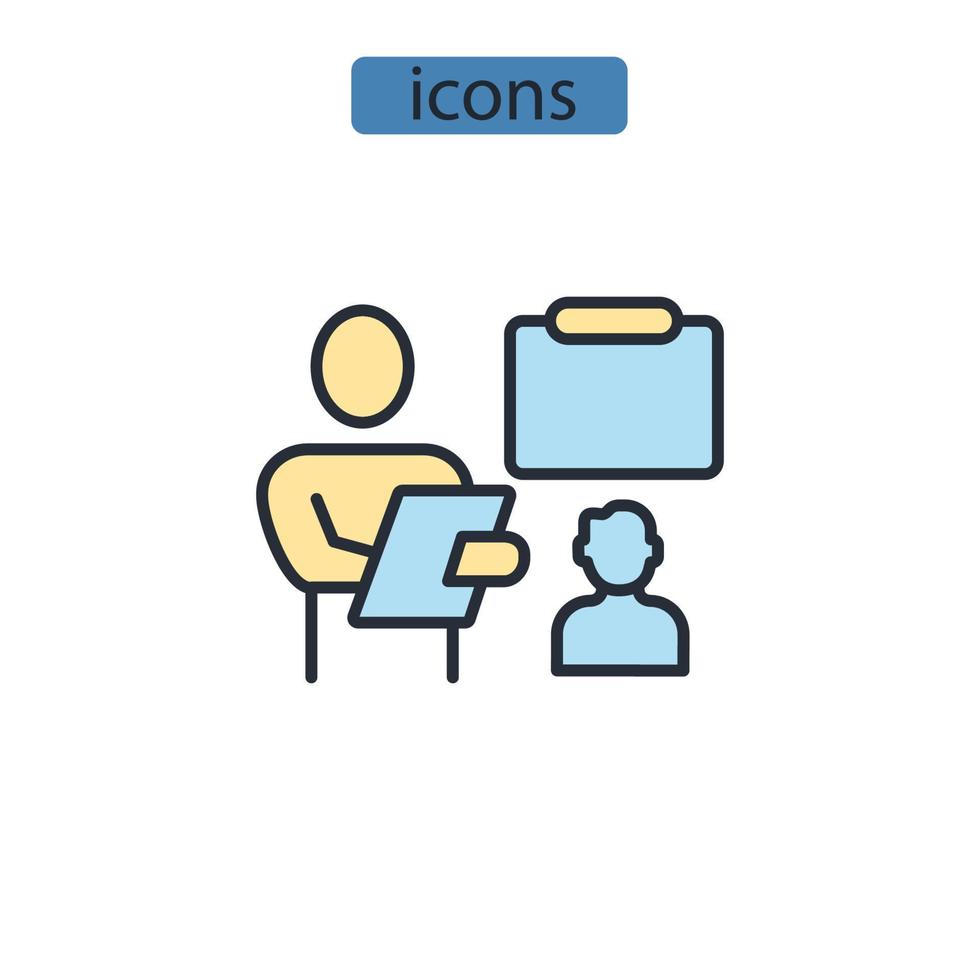 presentation icons  symbol vector elements for infographic web