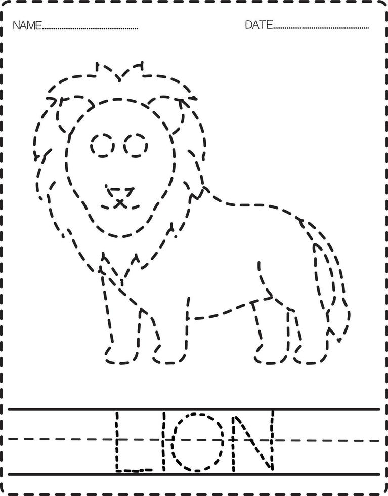 Animal Tracing Pages