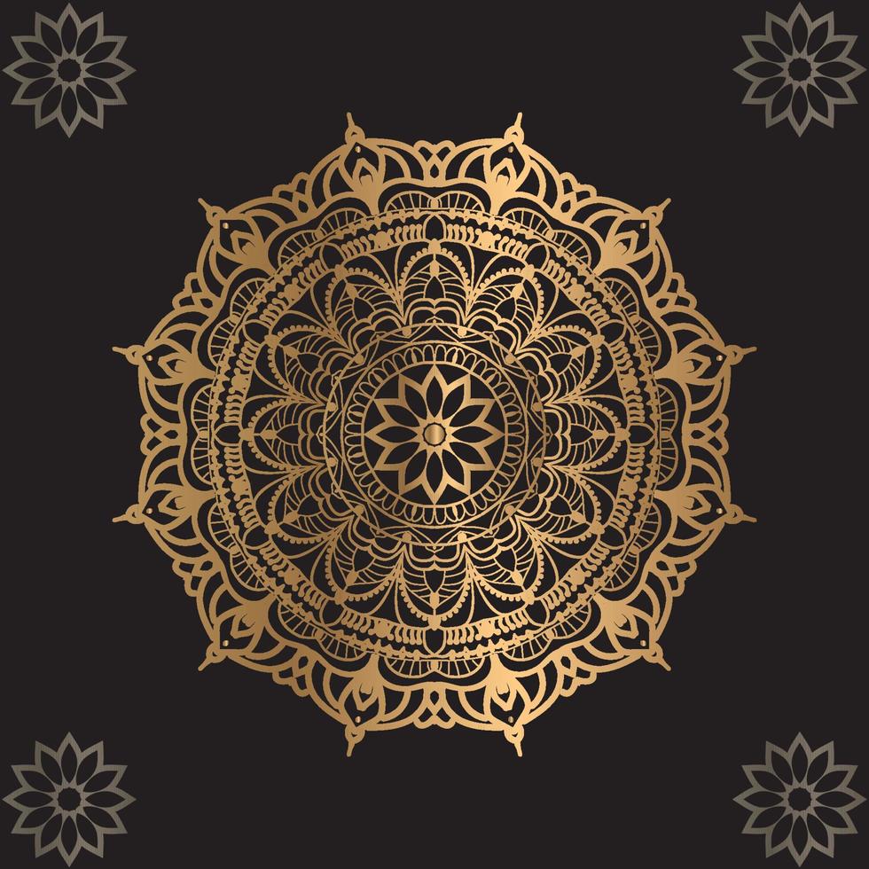 diseño de mandala de lujo vector