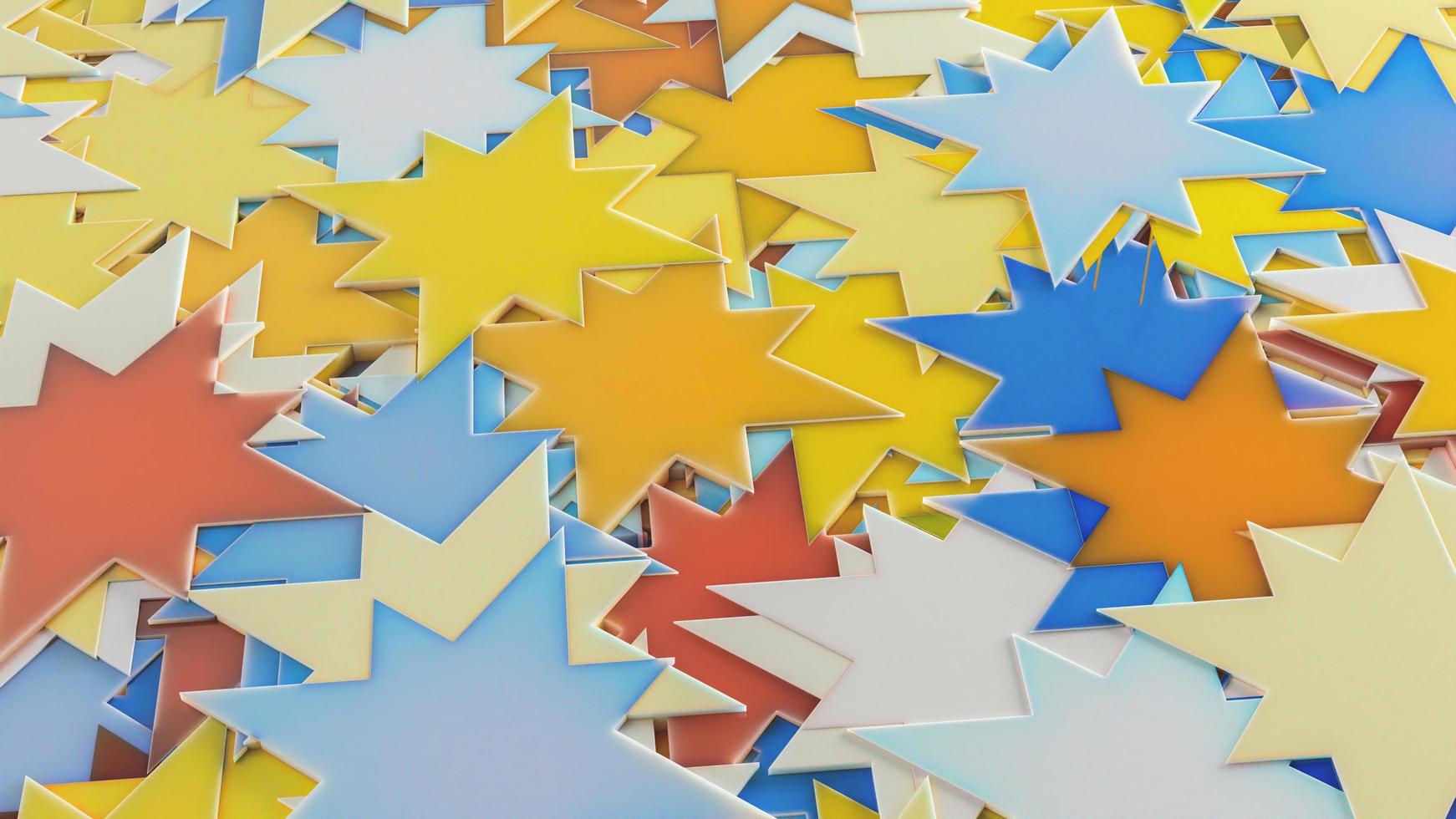 3D Background Abstract 4 Point Star pattern texture photo