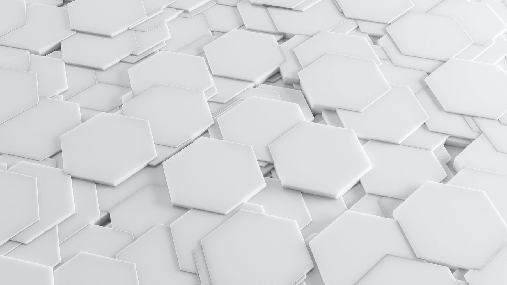 White 3D Background Abstract Hexagon pattern texture photo