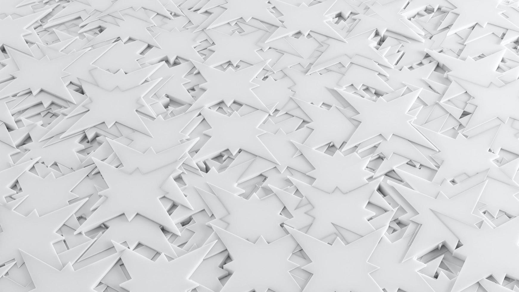 White 3D Background Abstract 4 Point Star pattern texture photo