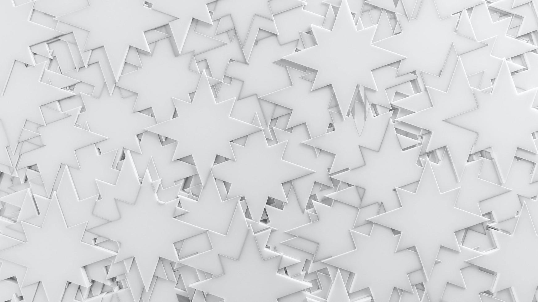 White 3D Background Abstract 4 Point Star pattern texture photo