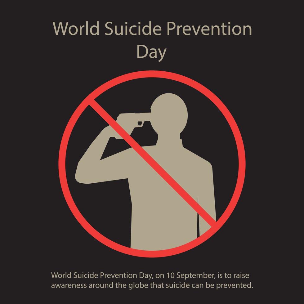 World Suicide Prevention Day vector