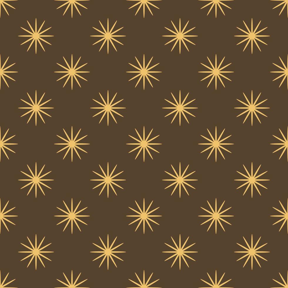 monochrome geometric floral ethnic pattern vector