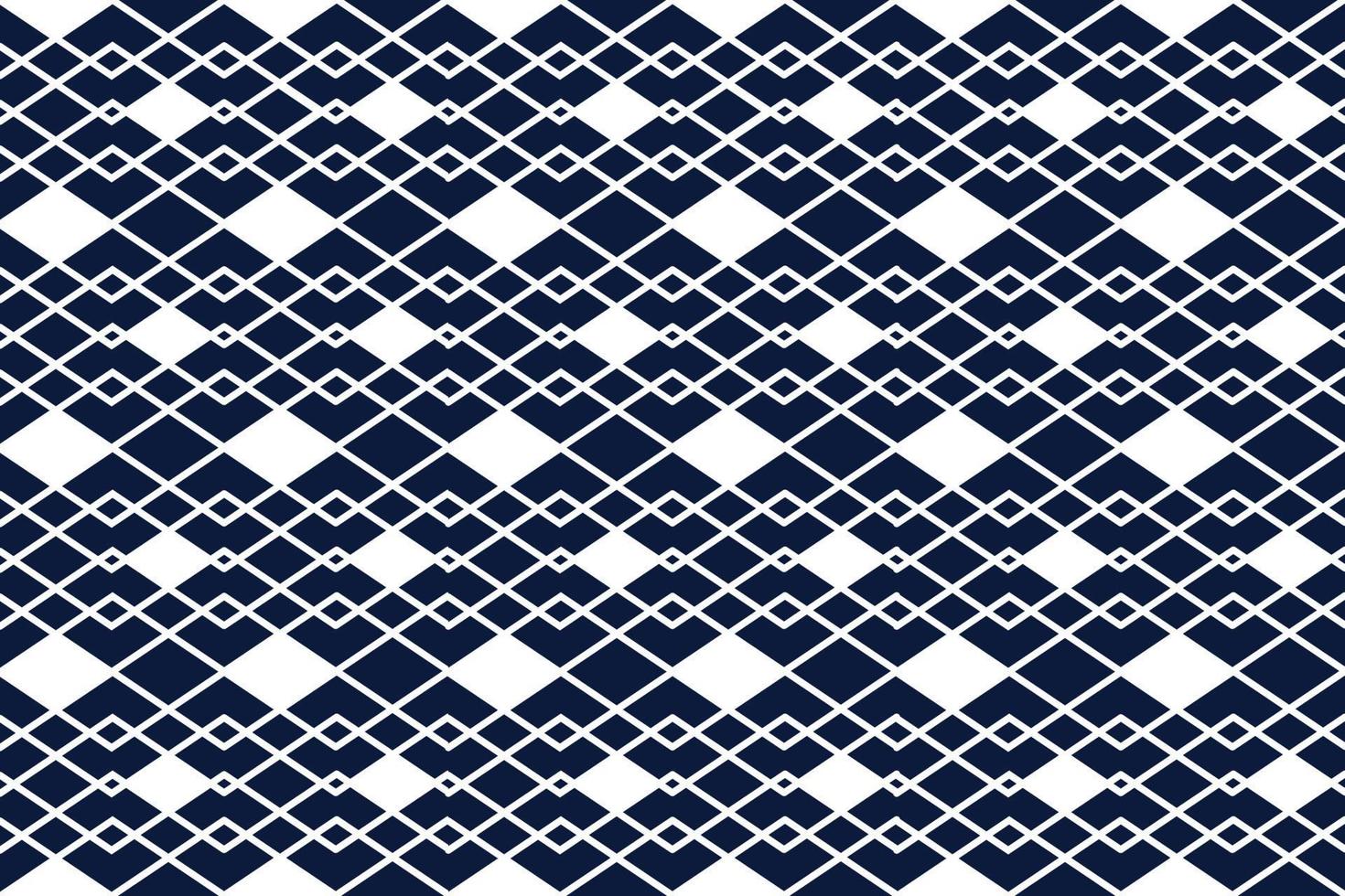 Seamless geometric pattern with rhombus vector