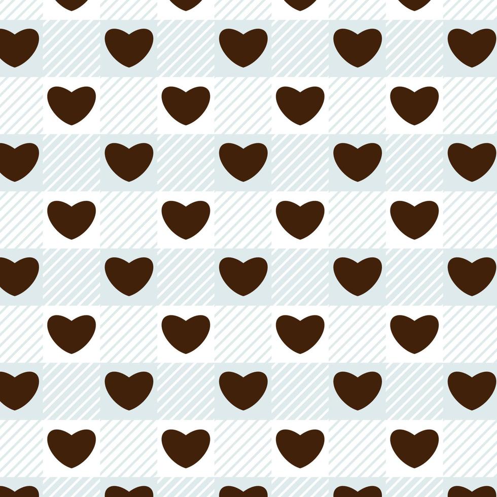 Plaid check patten in blue and white.Seamless fabric texture for print.with black dot. vector