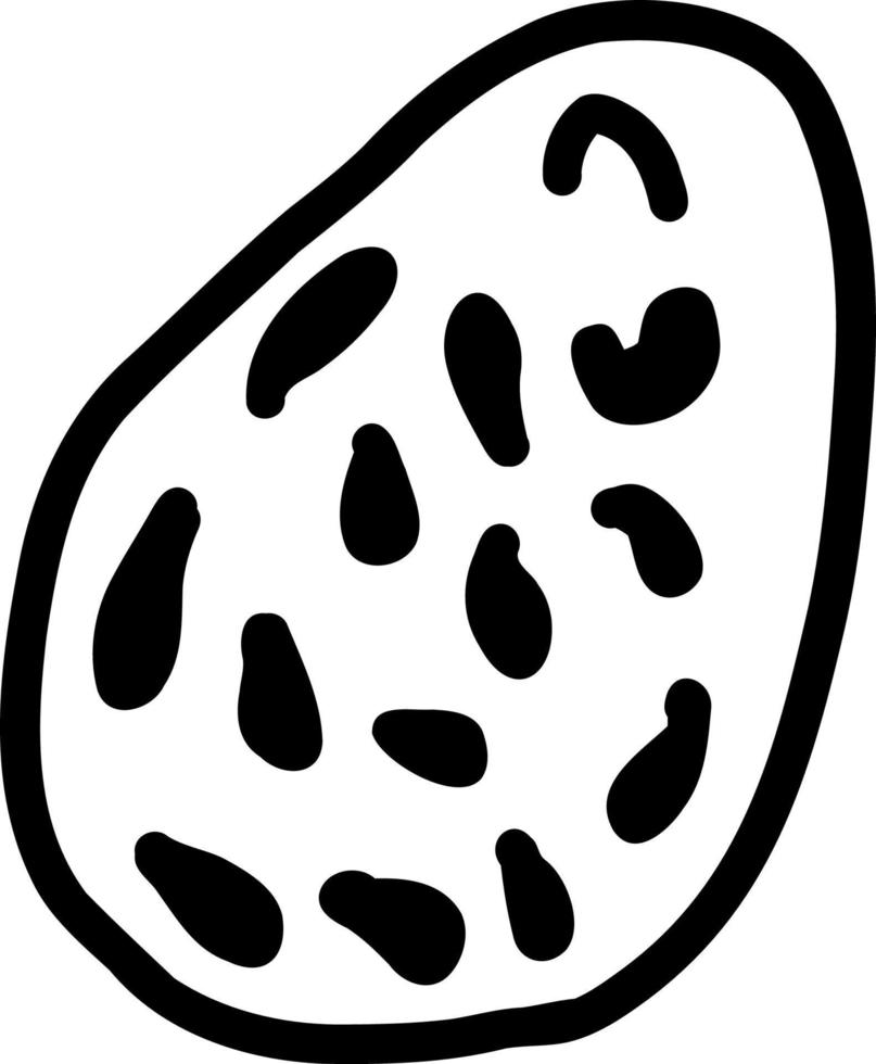 Stone sketch. Vector illustration in the style of a doodle
