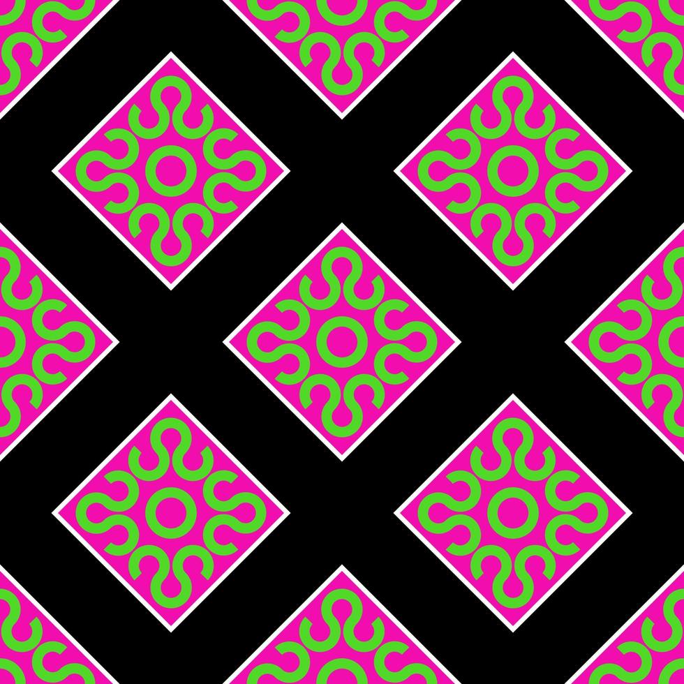 native asian geometric pattern vector
