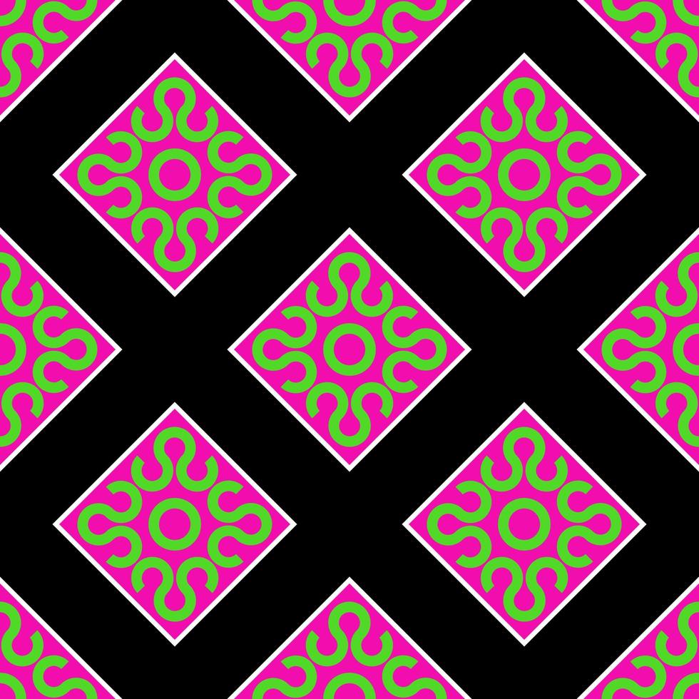 native asian geometric pattern vector