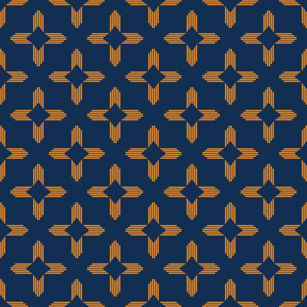 native asian geometric pattern vector