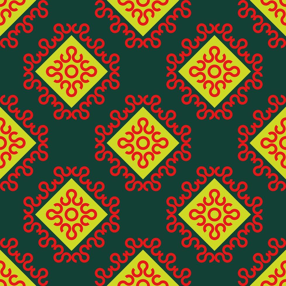 native asian geometric pattern vector