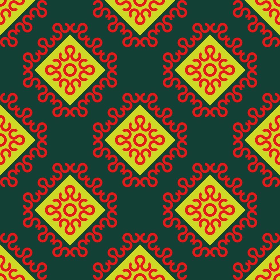 native asian geometric pattern vector