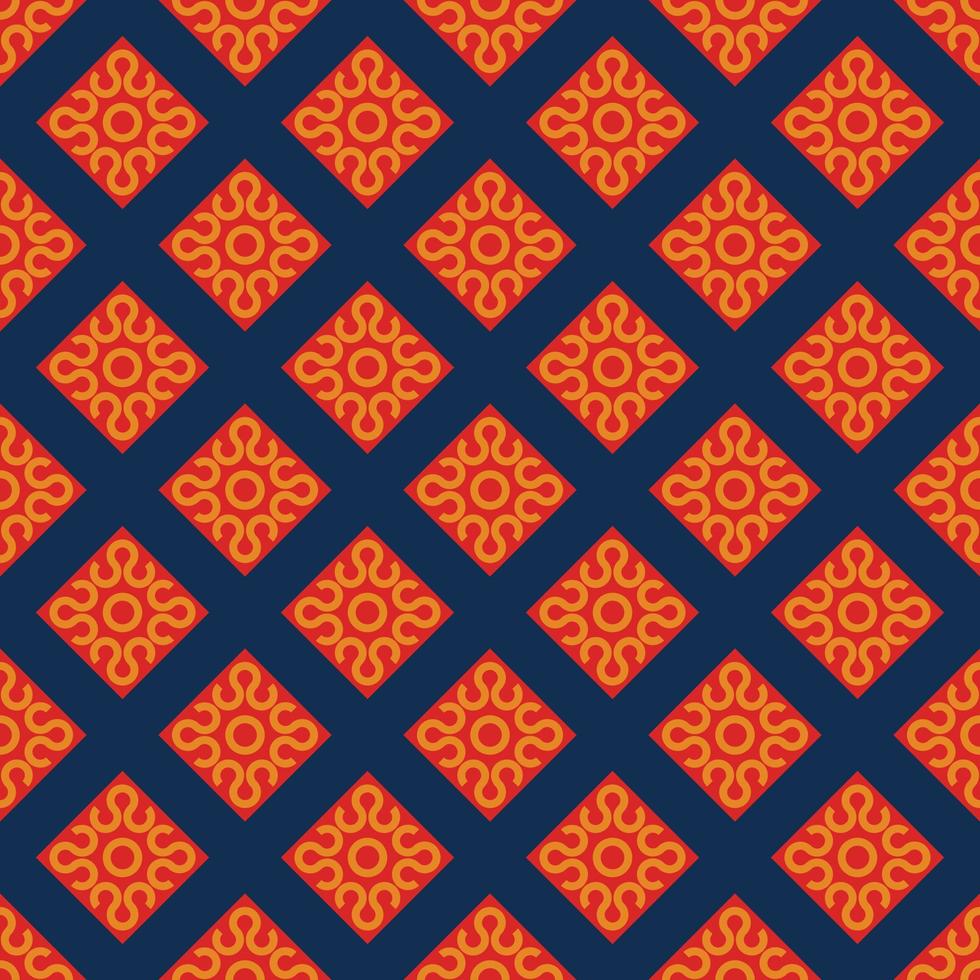 native asian geometric pattern vector
