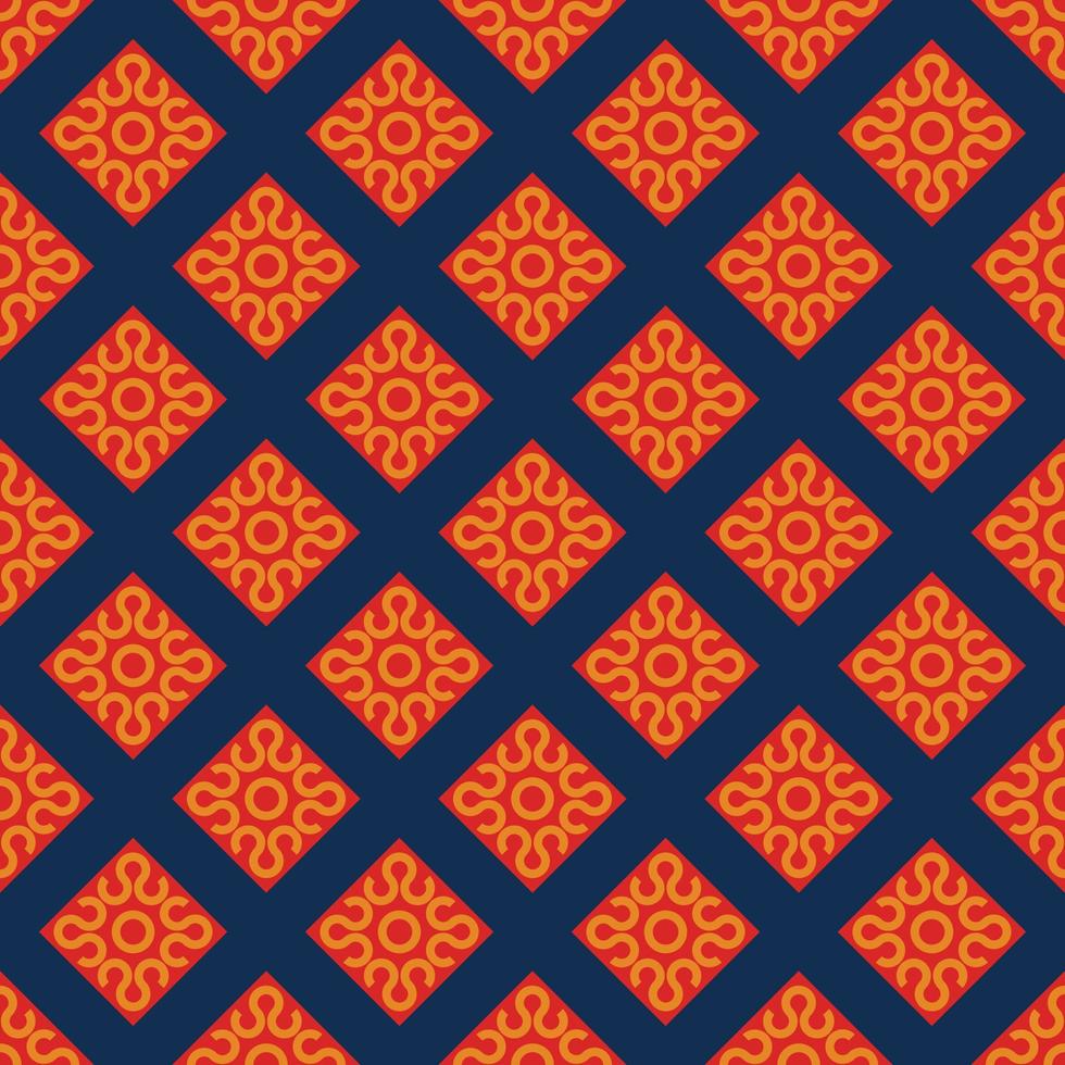 native asian geometric pattern vector