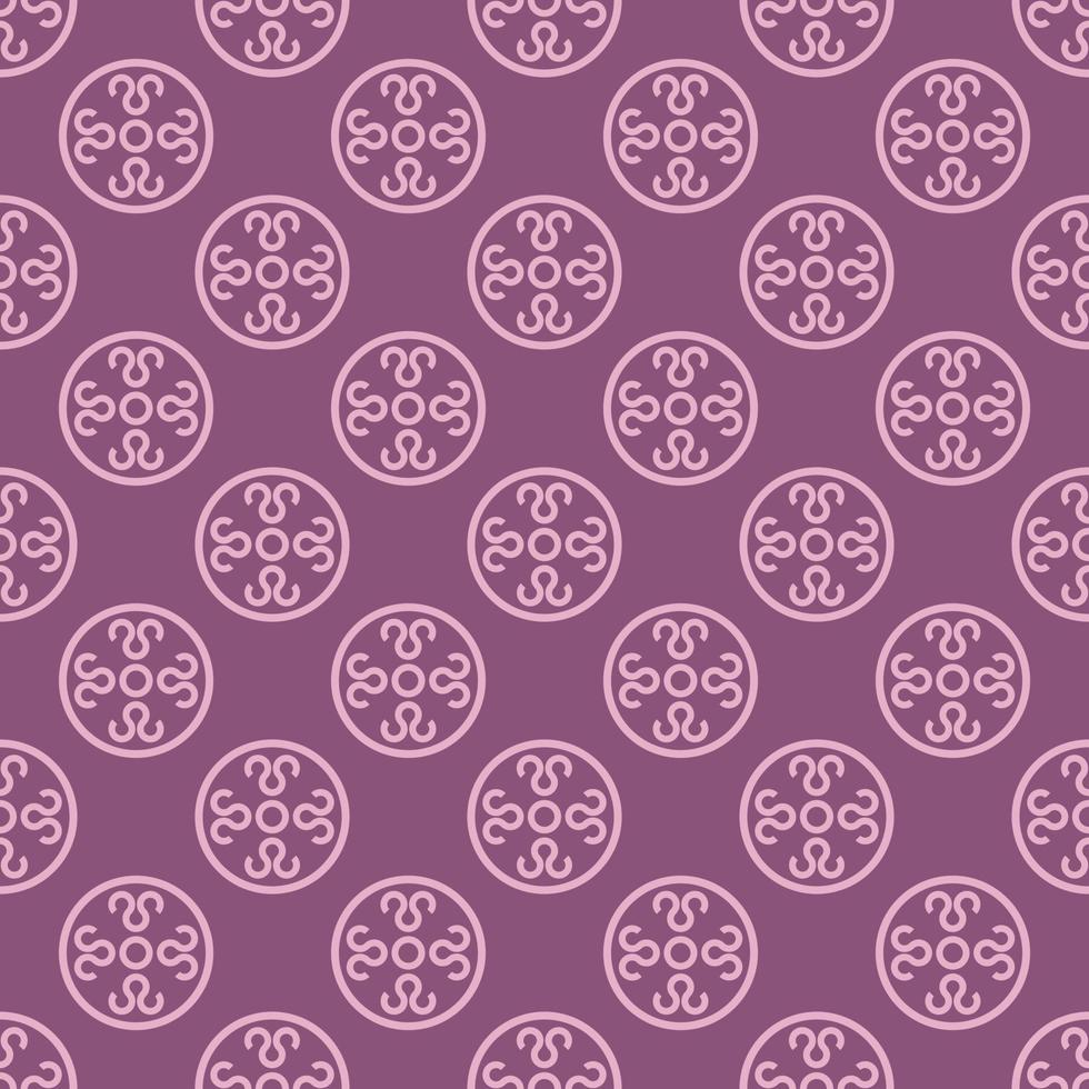 monochrome geometric boho floral fabric pattern vector