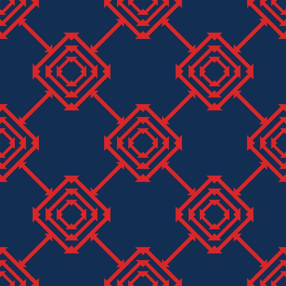 monochrome geometric floral fabric pattern vector