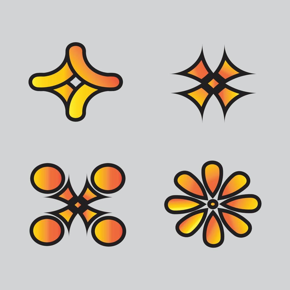 Simple creative Shape icon or logo Design. vector