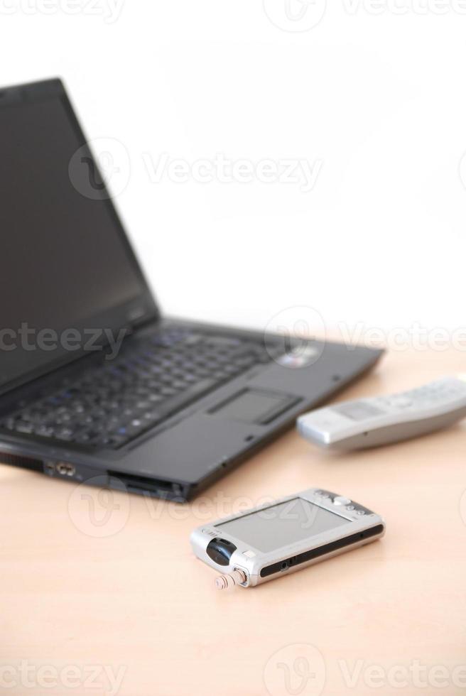 laptop and phone photo