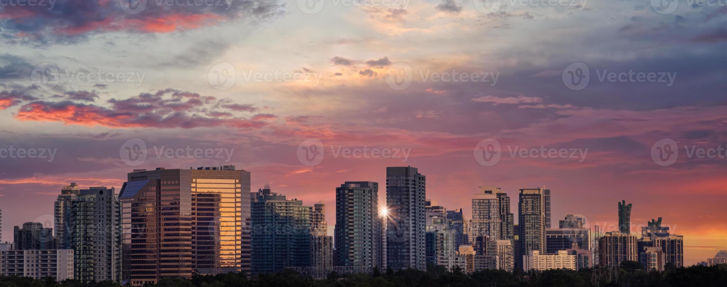 Panoramic View of North York part of Toronto GTA, an economic hub outside Downtown Toronto photo