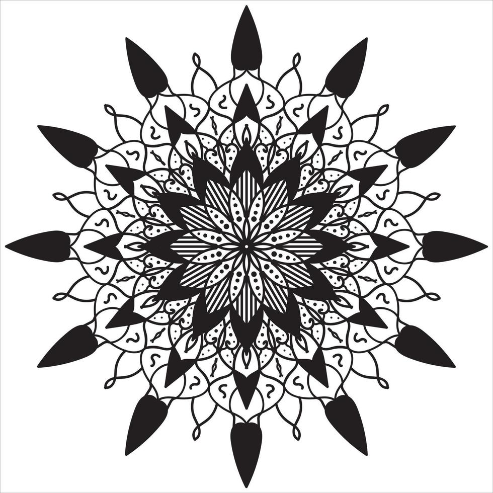 Mandala Art Design, vector file.