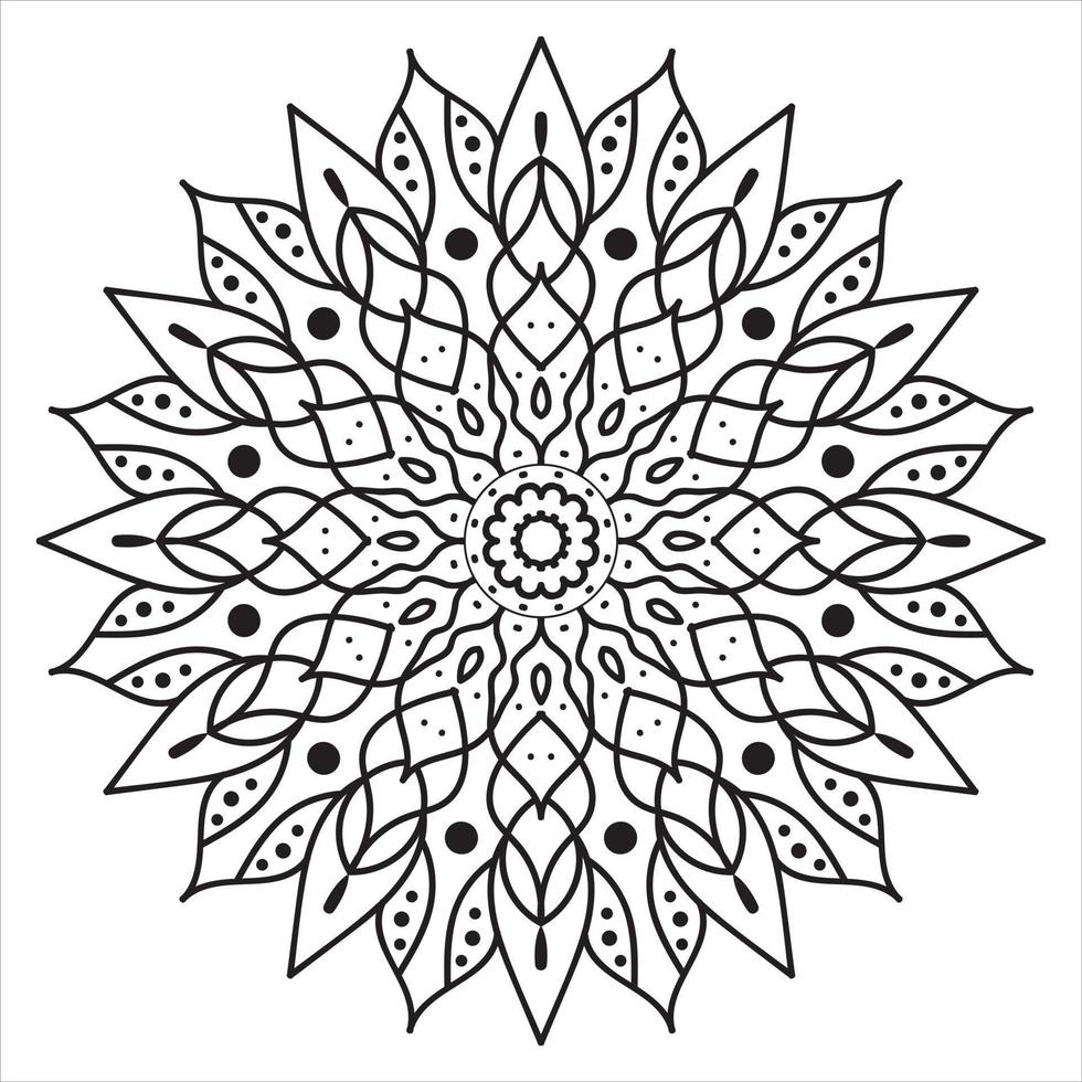Mandala Art Design, vector file.