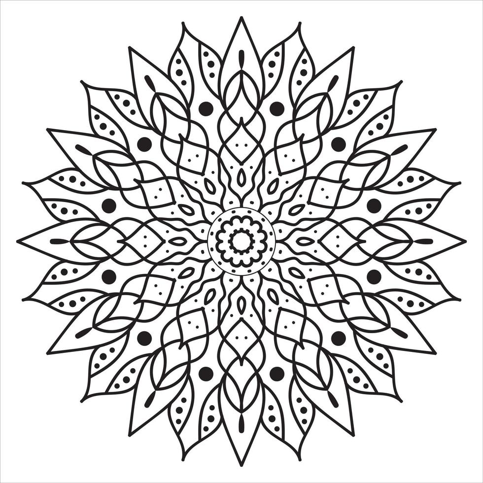 Mandala Art Design, vector file.