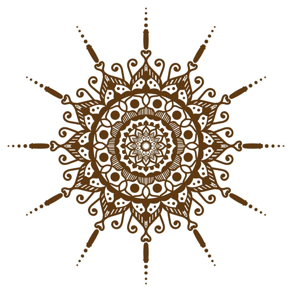 Mandala Art Design, vector file.