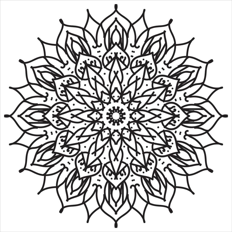 Mandala Art Design, vector file.