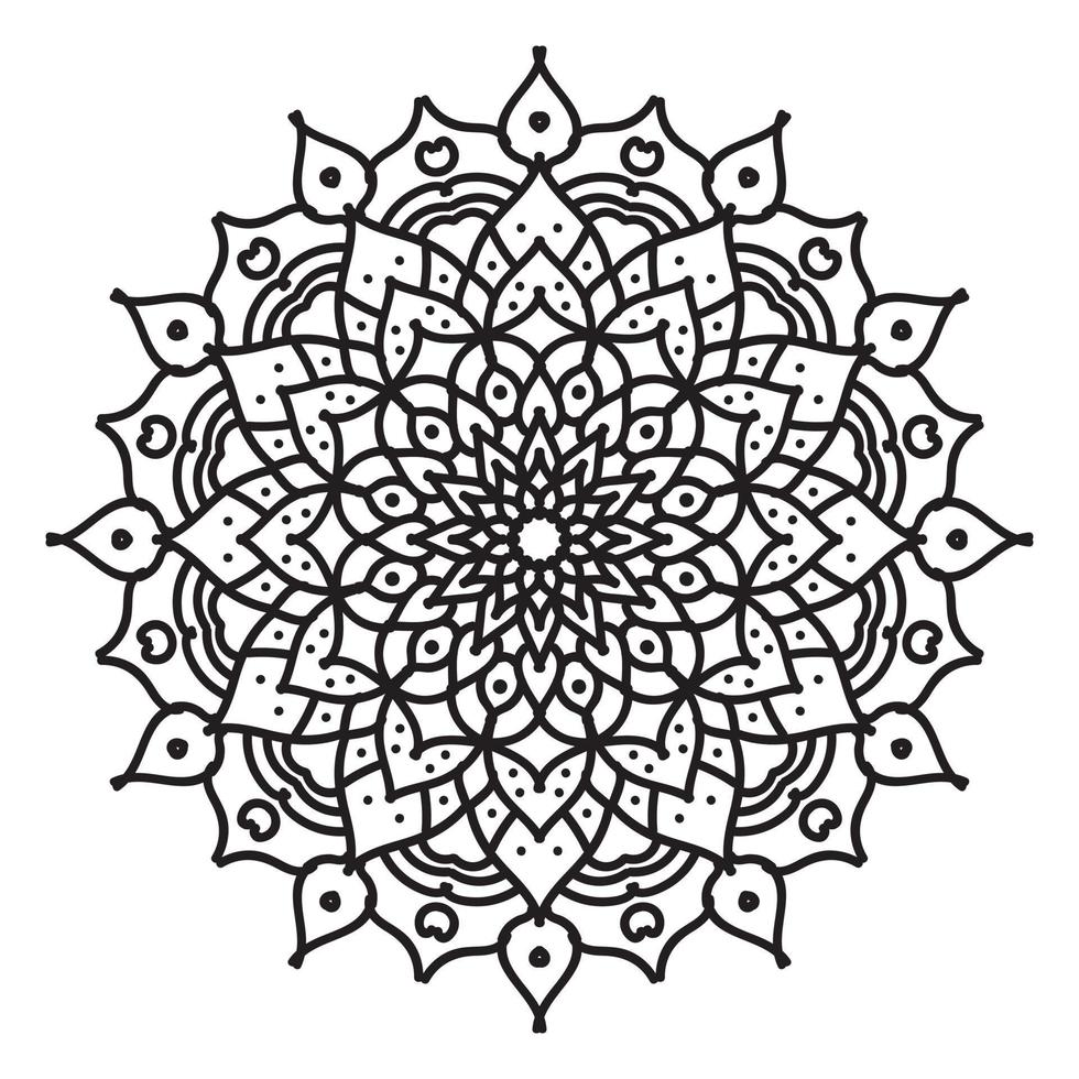Mandala Art Design, vector file.