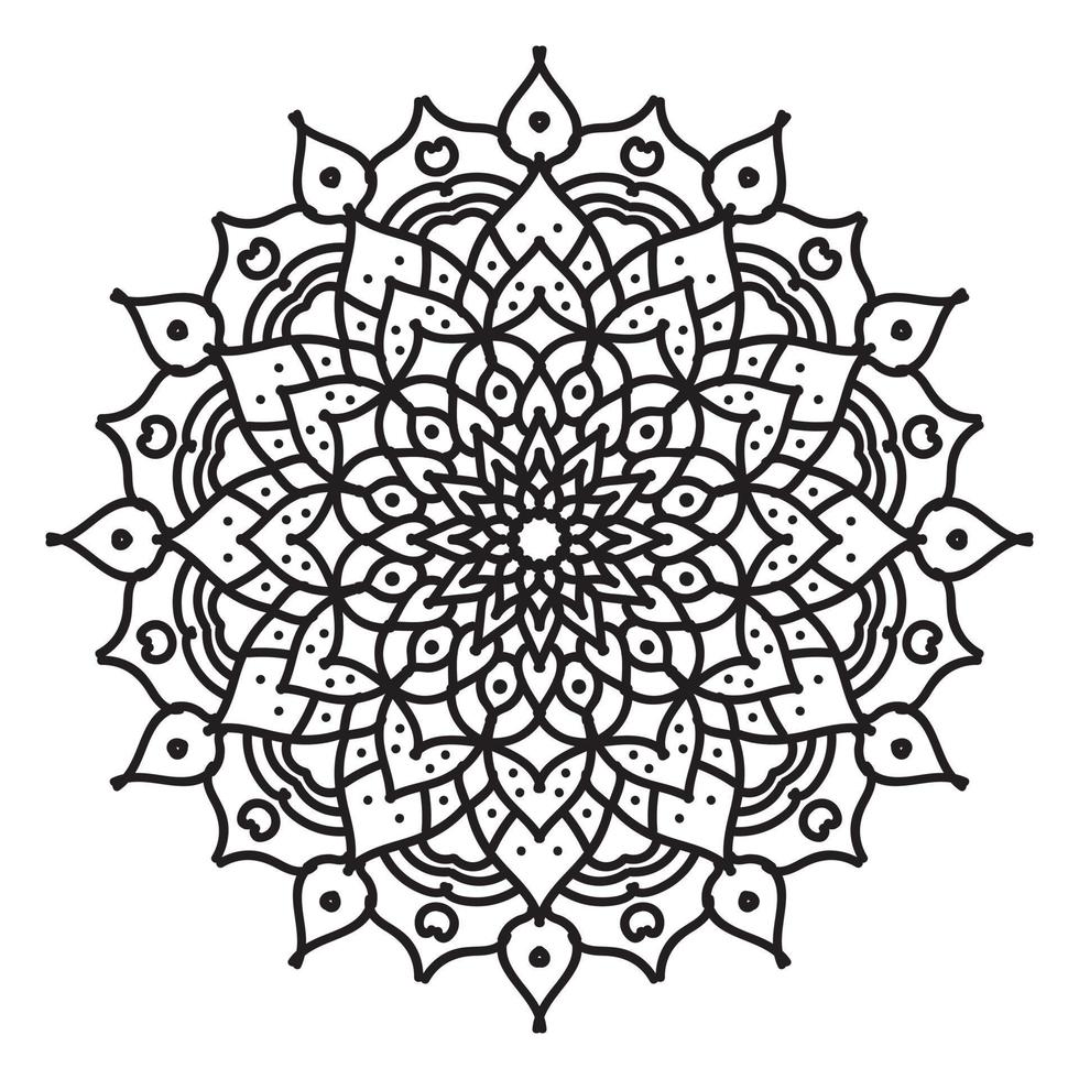 Mandala Art Design, vector file.