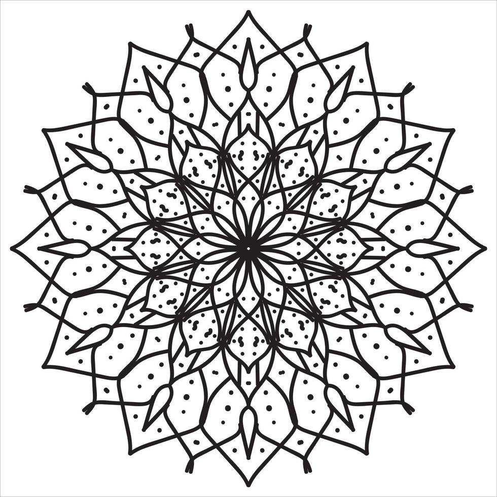 Mandala Art Design, vector file.