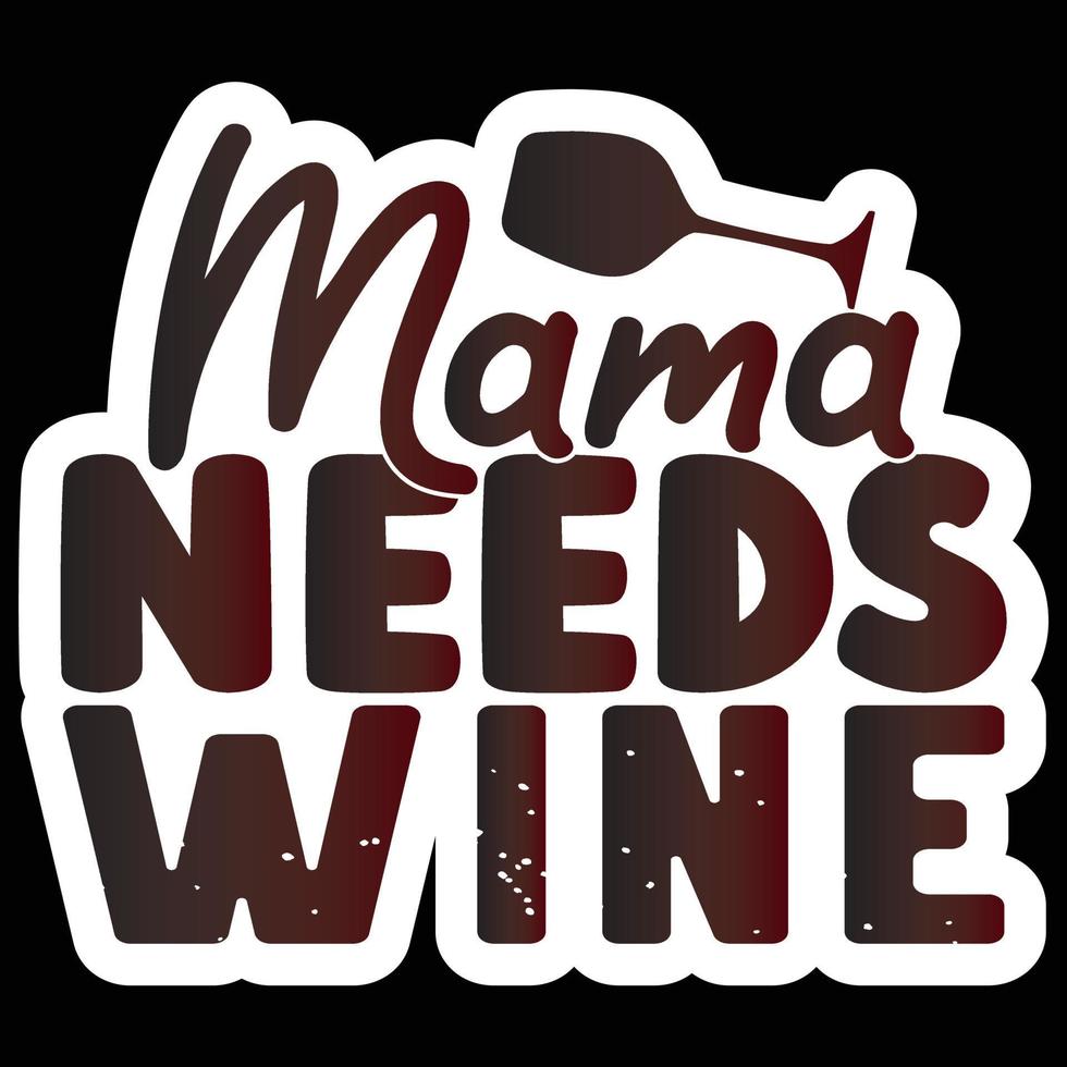 Best Of Wine Sticker Design And Download Vector File.