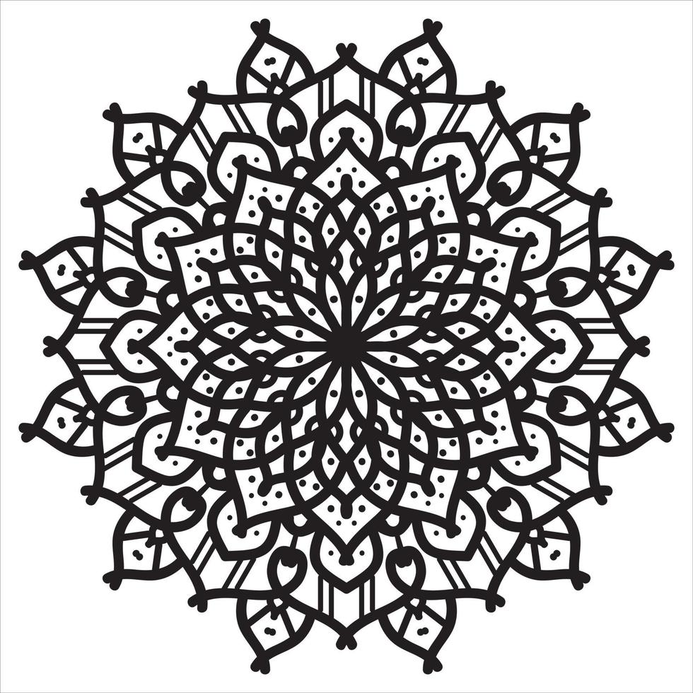 Mandala Art Design, vector file.