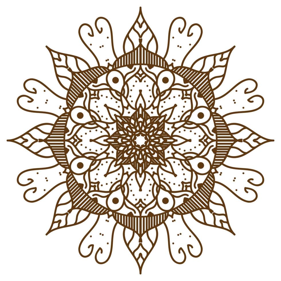Mandala Art Design, vector file.
