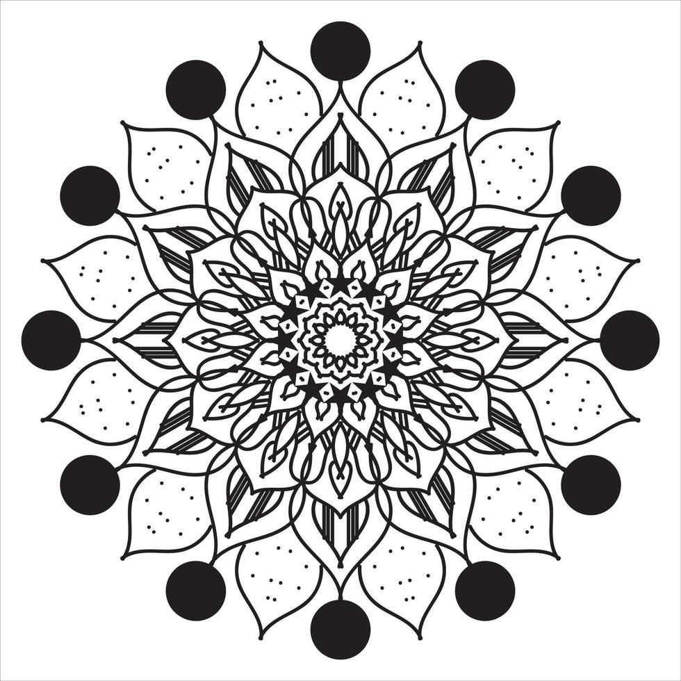 Mandala Art Design, vector file.