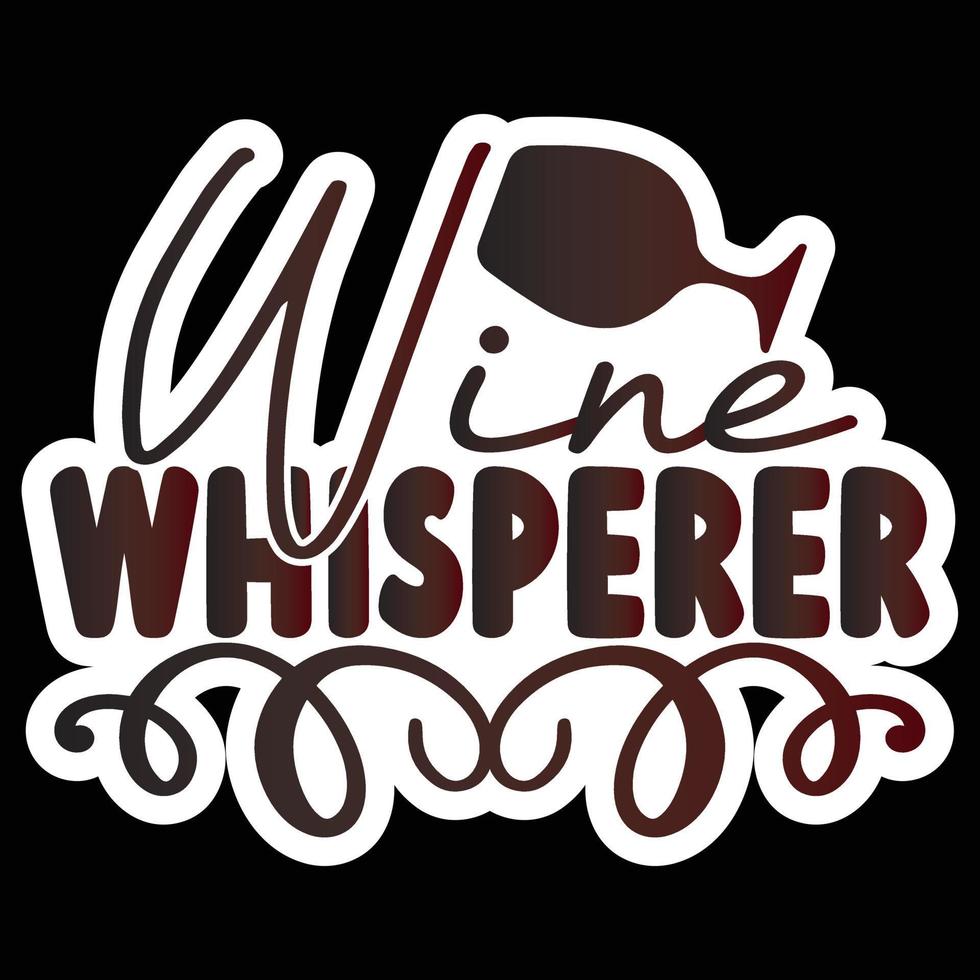 Best Of Wine Sticker Design And Download Vector File.